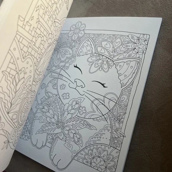 MYSTICAL‎ CATS IN SECRET PLACES: A CAT LOVER'S COLORING By Honoel **BRAND NEW** - Picture 7 of 16